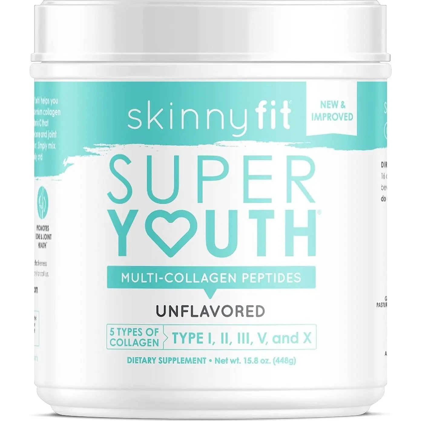 SkinnyFit Super Youth Plus Multi-Collagen Peptides Unflavored Collagen NEW Skinny Fit Skinnyfit